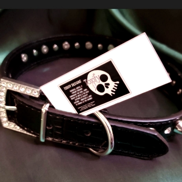 Skull dog collar - New With tags ❤️ - Picture 4 of 6